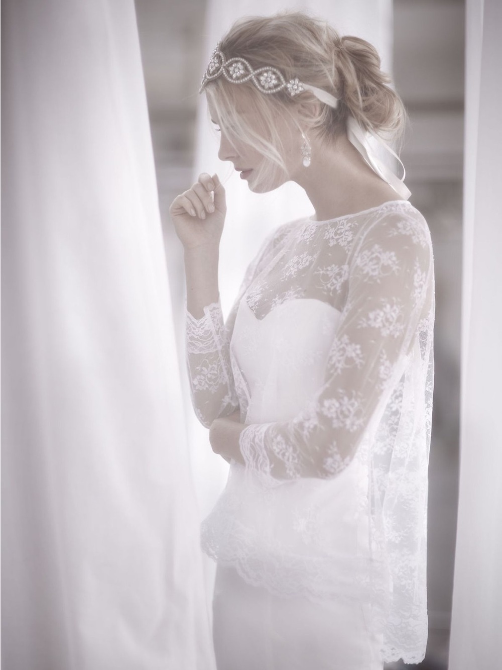 BHLDN Lace Wedding Bridal Top NWOT